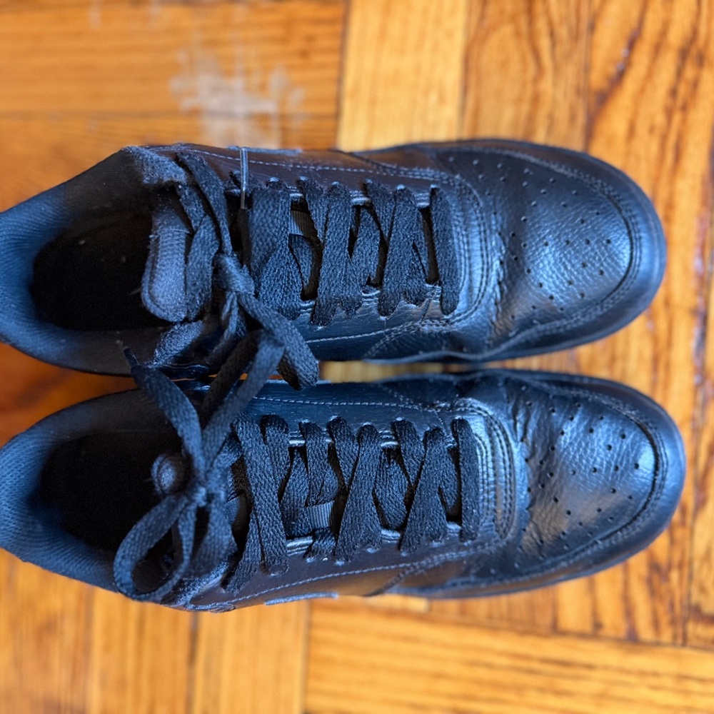Black High-Top Sneakers
